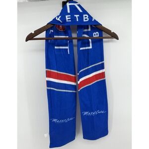 NBA Detroit Pistons Basketball Fleece Scarf  MotorCity Casino Promo NBA Scarf